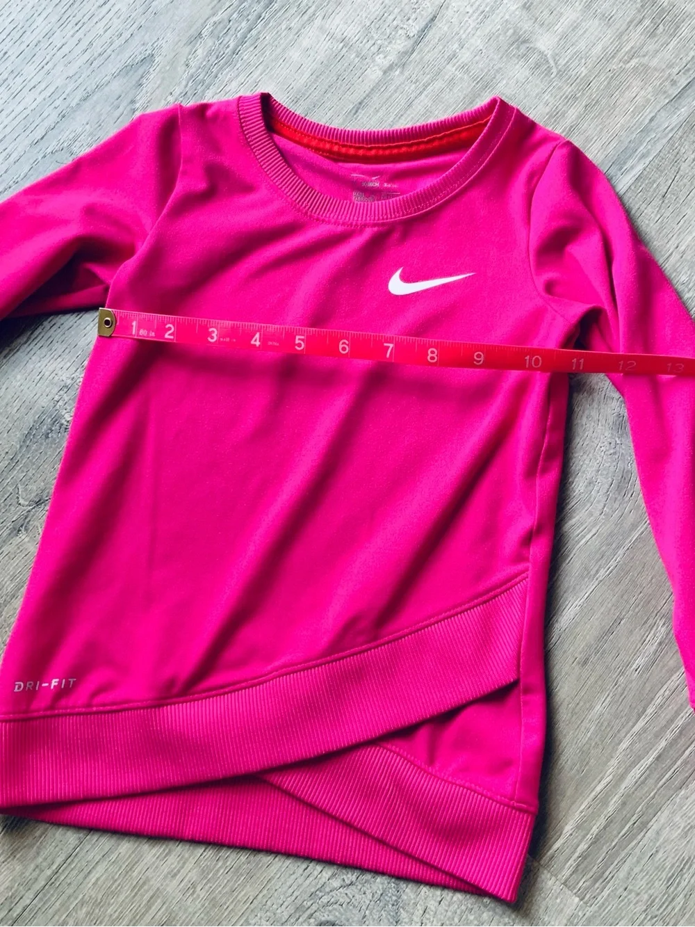 Nike Dri-FIT Pink Long Sleeve Top Girls 3T